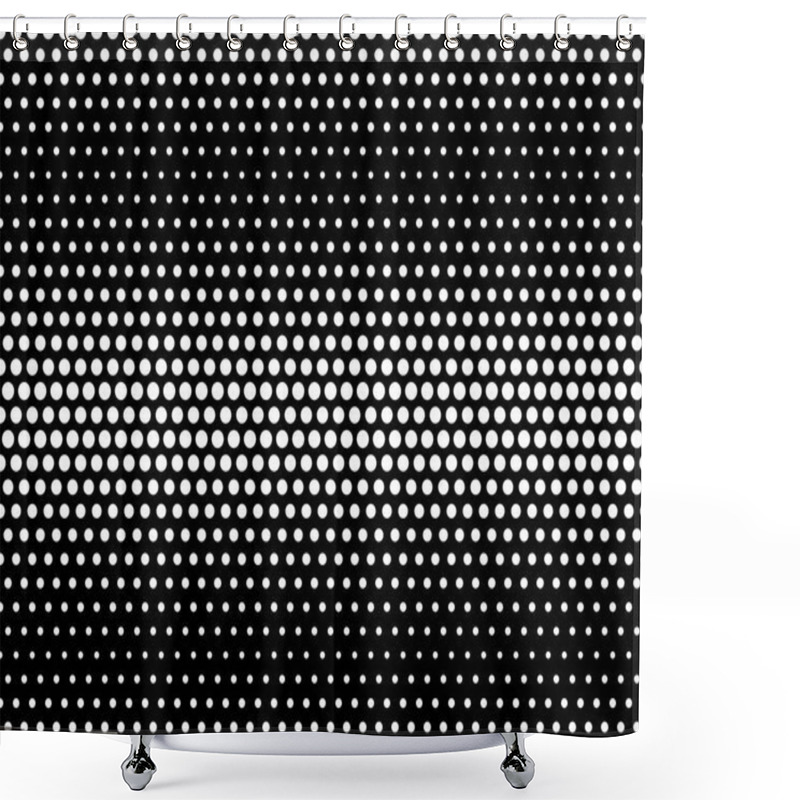 Personality  Abstract Pattern With Dots. Modern Texture. Geometric Background Shower Curtains