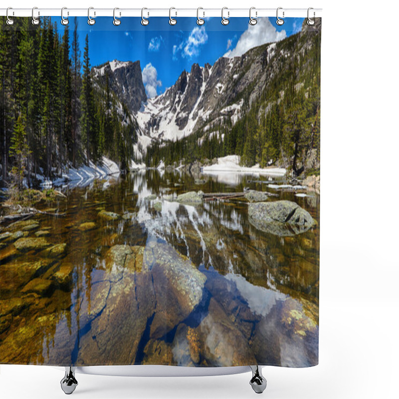 Personality  Dream Lake At The Rocky Mountain National Park Shower Curtains