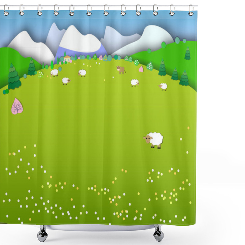 Personality  Spring Is Coming.The Beginning Of Spring.Concept Change Of Seaso Shower Curtains