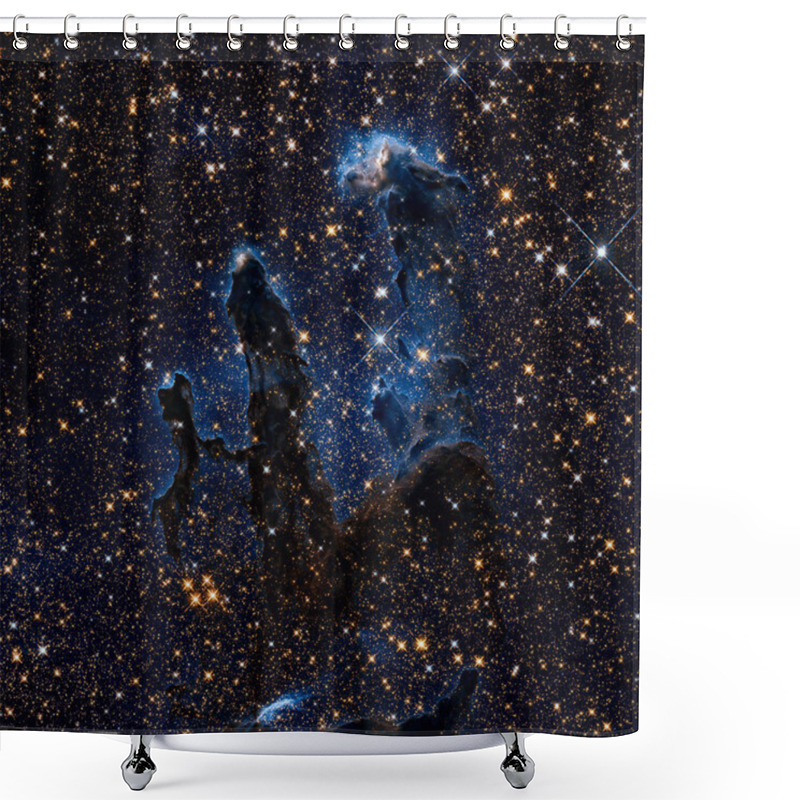 Personality  Pillars Of Creation. Eagle Nebula In The Constellation Serpens. Shower Curtains