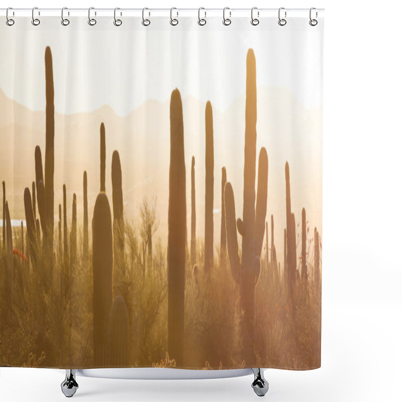 Personality  Saguaro National Park Shower Curtains