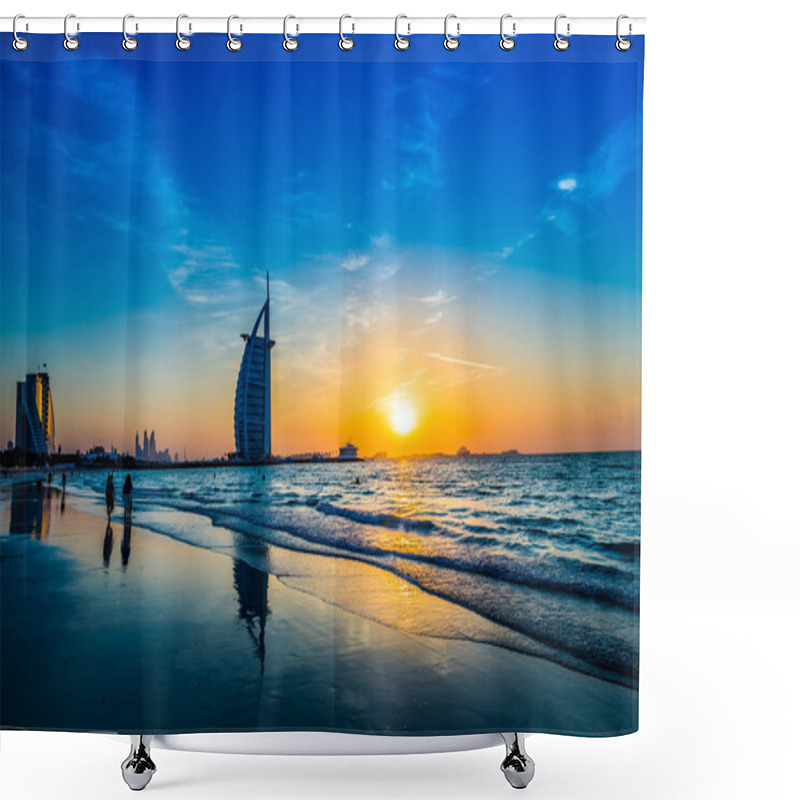 Personality  Seven Stars Hotel Burj Al Arab In Dubai Shower Curtains