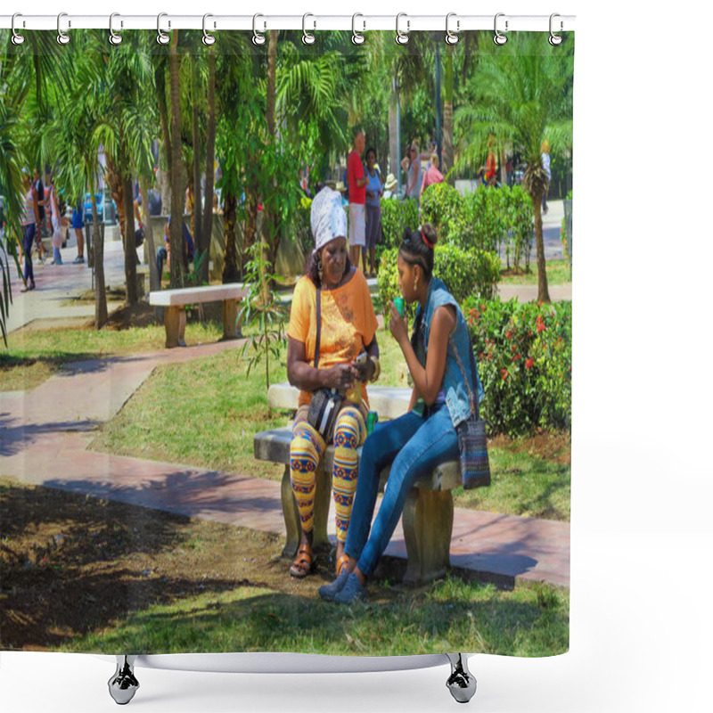 Personality  Outdoor Siesta In Havana, Cuba Shower Curtains