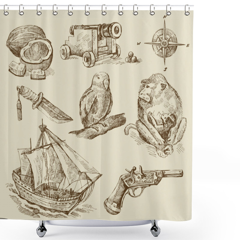 Personality  Nautical Collection Shower Curtains