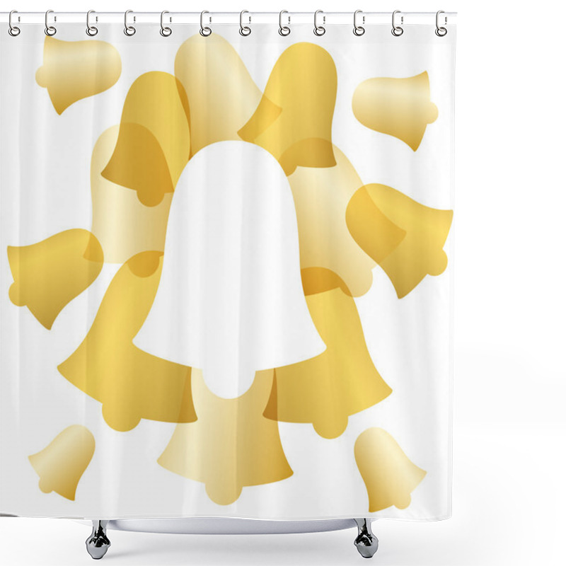 Personality  Peal Of Bells Golden Shower Curtains