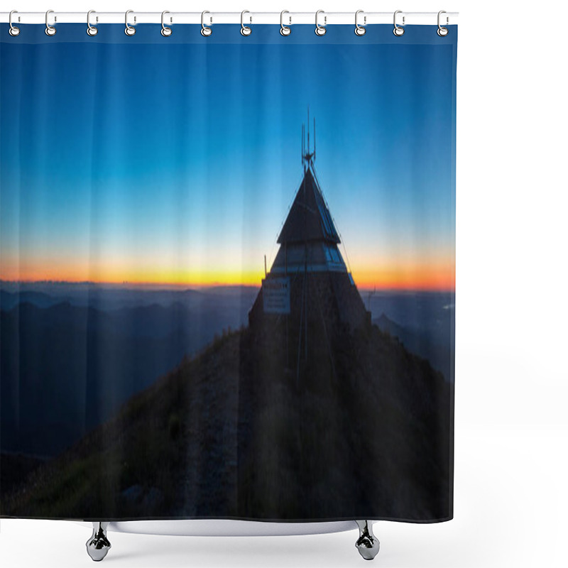 Personality  Mt Buller Sunset View Shower Curtains