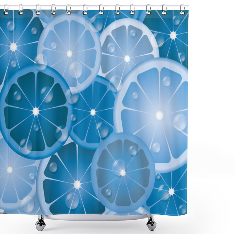 Personality  Lime Circles Shower Curtains