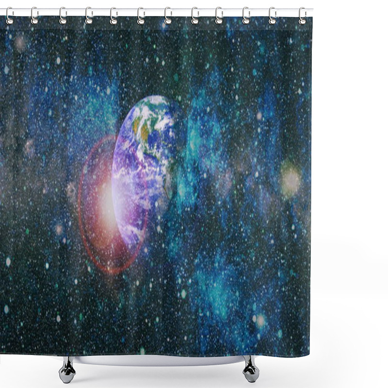 Personality  Planet Earth. Eastern Hemisphere. This Image Elements Furnished By NASA. Shower Curtains