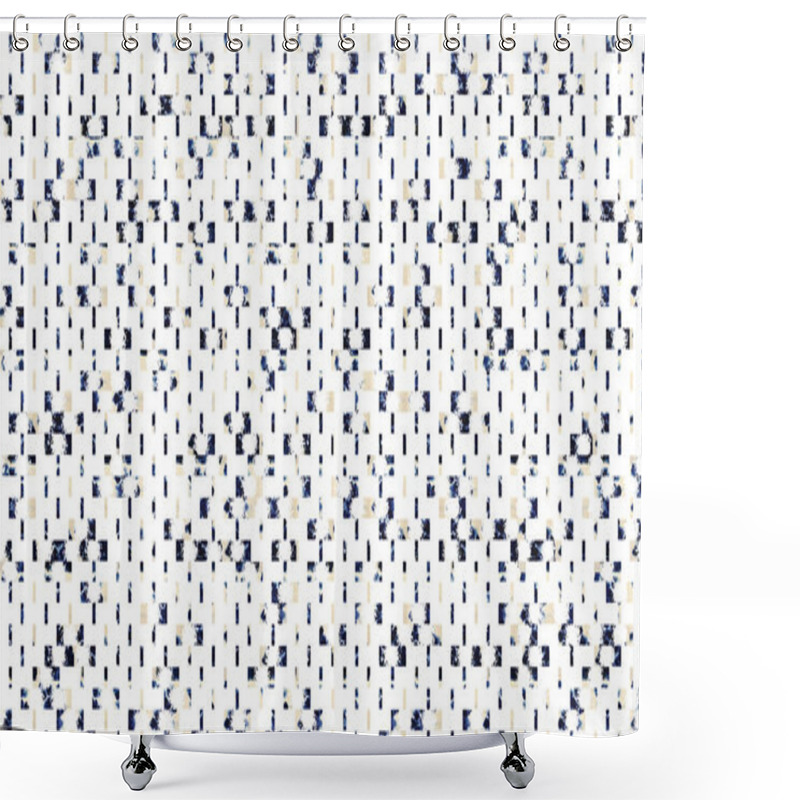 Personality  Geometry Texture Classic Modern Repeat Pattern Shower Curtains