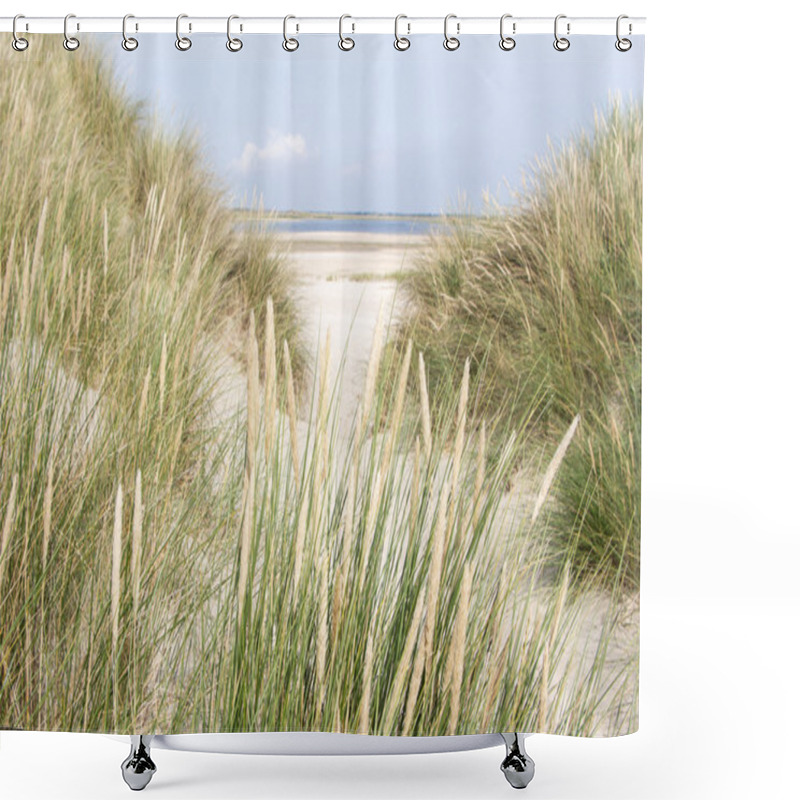 Personality  Dutch Sand Dunes Shower Curtains