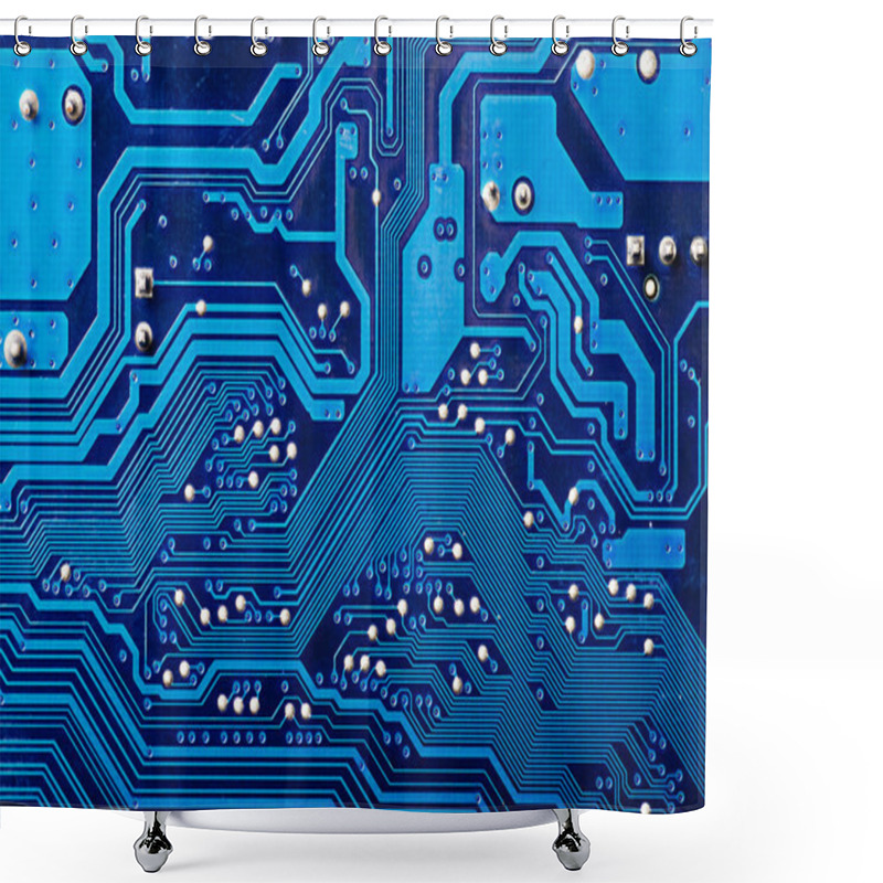 Personality  Circuit Board Shower Curtains