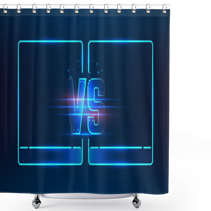 Personality  Versus Screen Design Shower Curtains