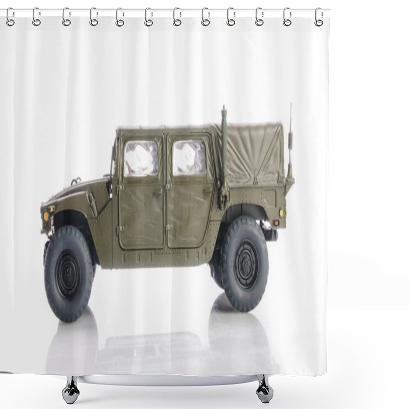 Personality  Humvee Shower Curtains