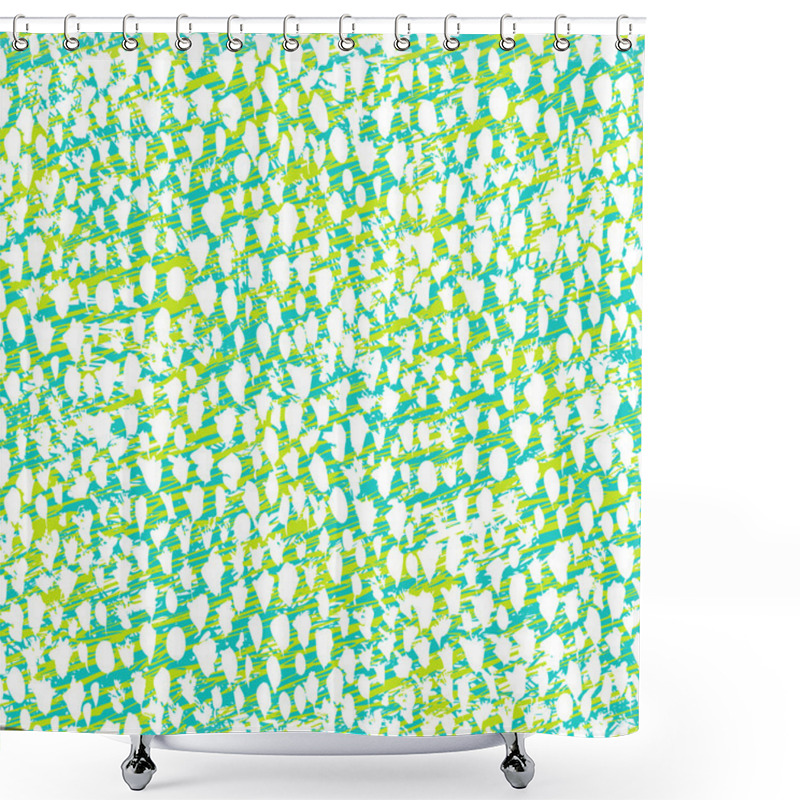 Personality  Hand Drawn Pattern Inspired By Tropical Fish Skin Shower Curtains