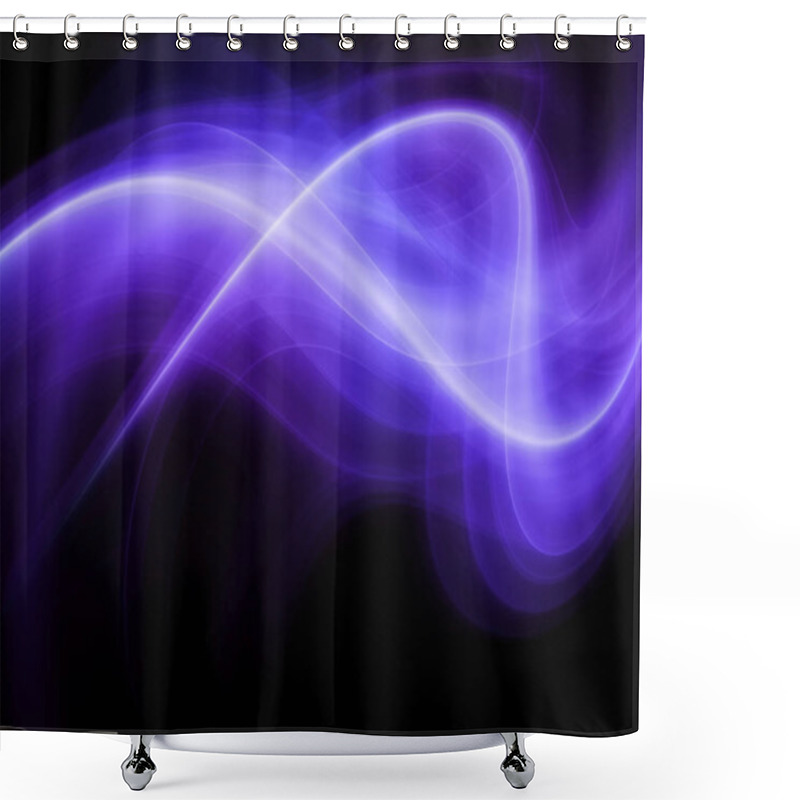 Personality  Abstract Violet Background Shower Curtains