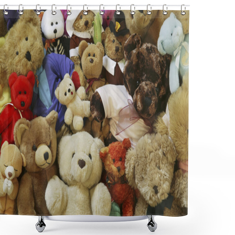 Personality  Teddy Bear Shower Curtains