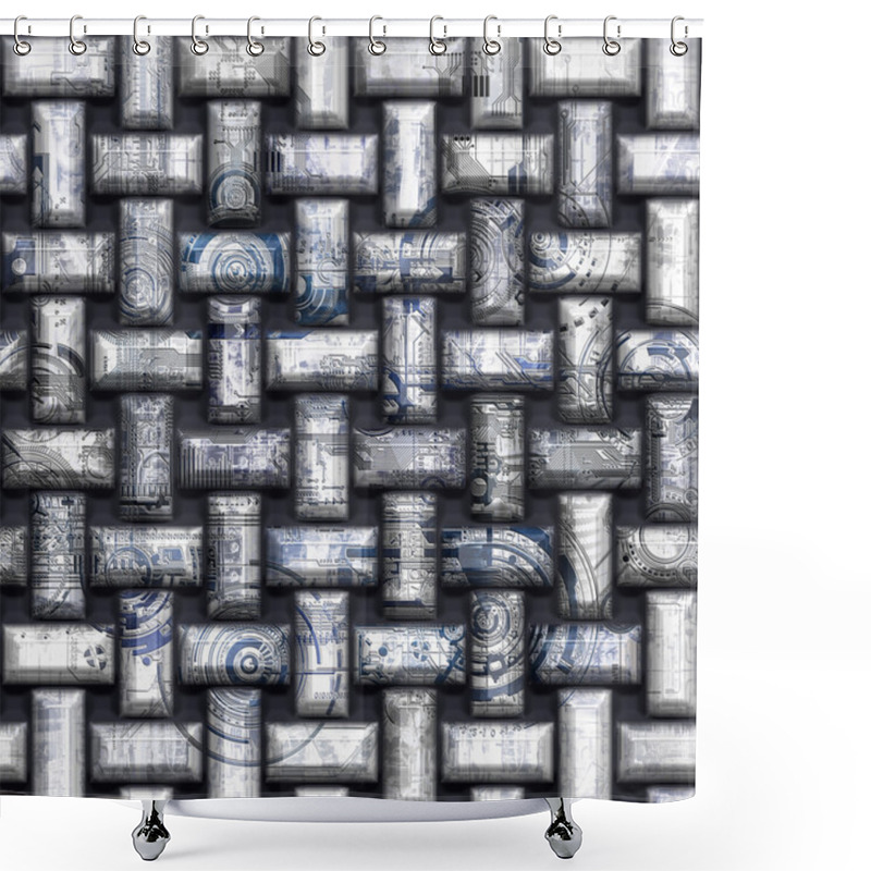 Personality  Elaborate Compounds Shower Curtains