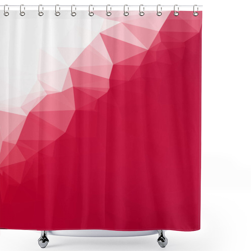 Personality  Abstract Geometric Background Shower Curtains