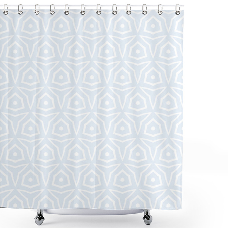 Personality  Geometric Pattern Shower Curtains