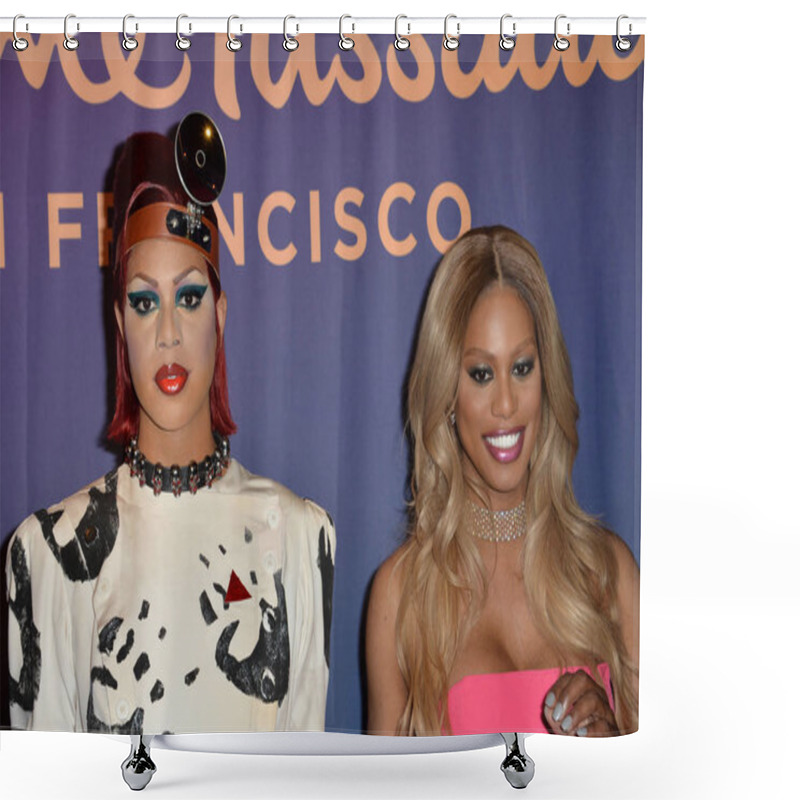 Personality  Laverne Cox Shower Curtains