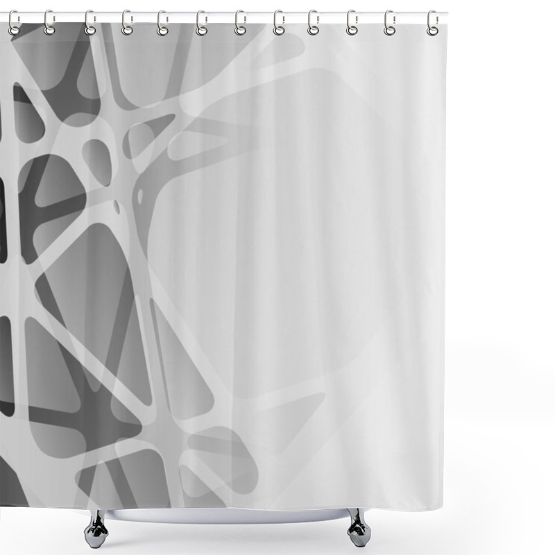 Personality  Abstract Background - Networks Shower Curtains