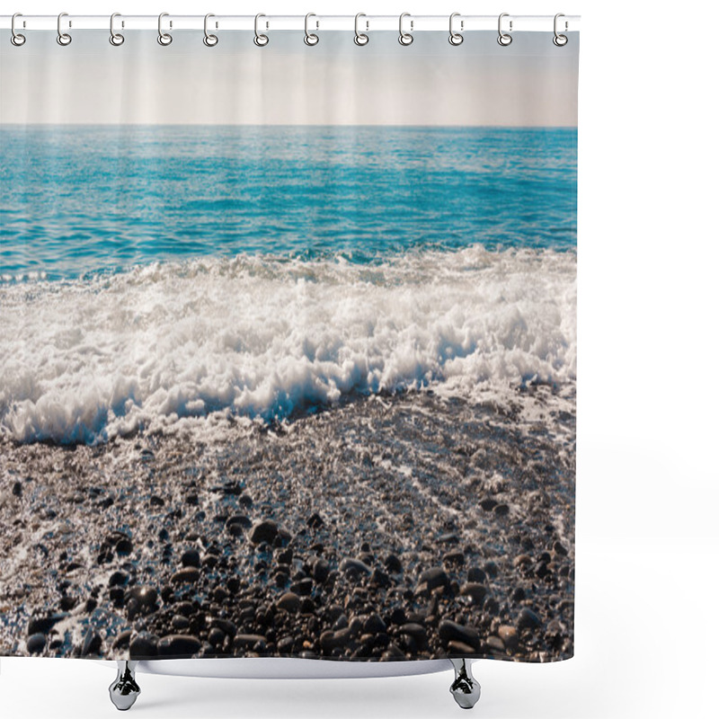 Personality  Coast Of The Black Sea Shower Curtains