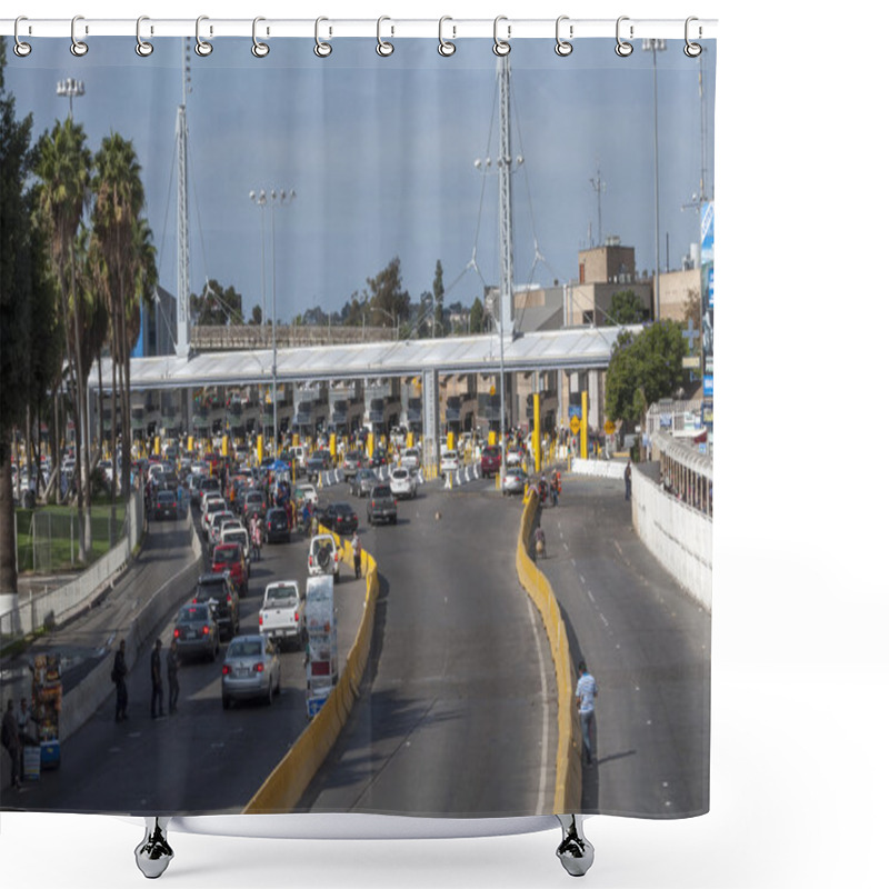 Personality  Tijuana Border Crossing Shower Curtains