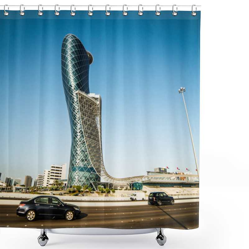 Personality  Capital Gate Shower Curtains