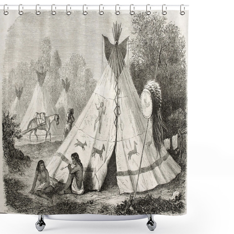 Personality  Tepee Shower Curtains