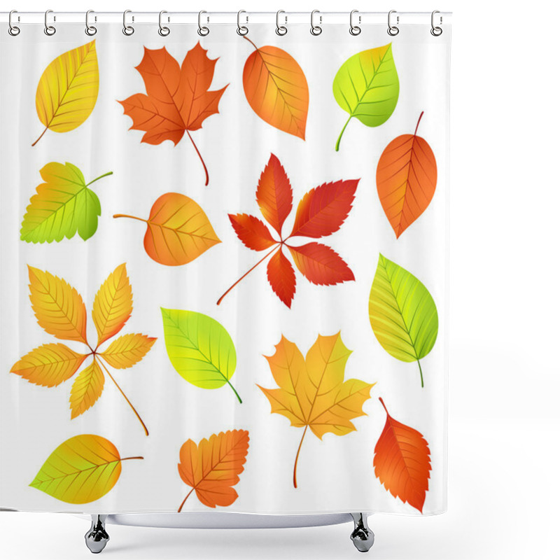 Personality  Autumn Leaves Shower Curtains