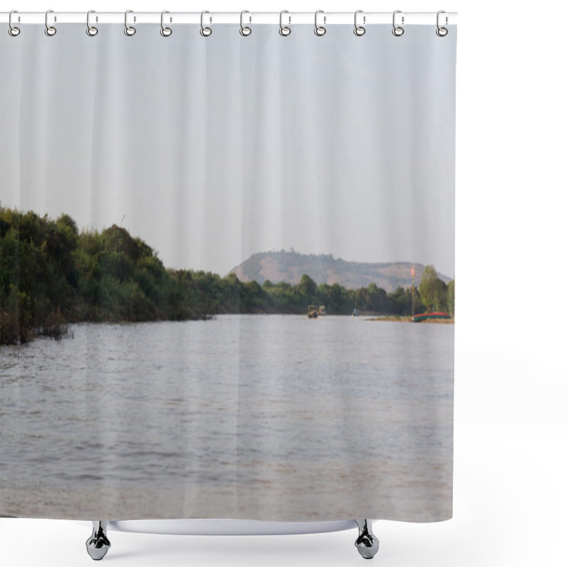 Personality  Tonle Sap Lake Shower Curtains