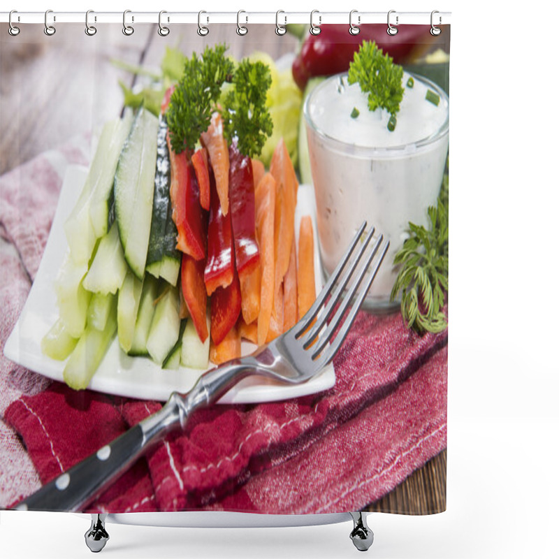 Personality  Fresh Diet Food Shower Curtains