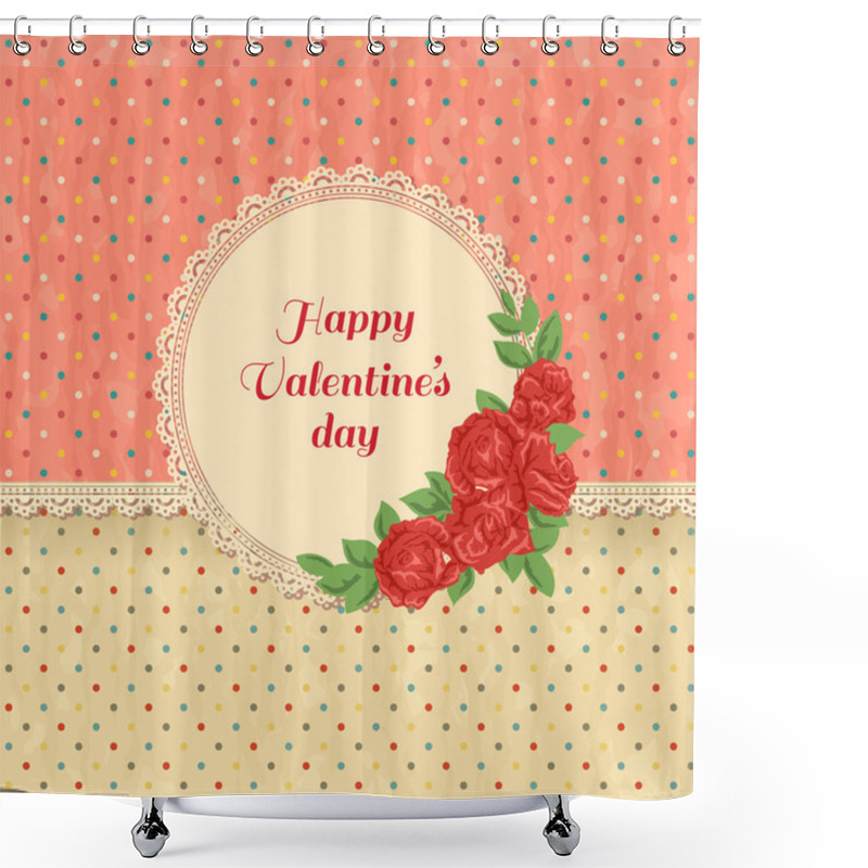 Personality  Floral Background Shower Curtains