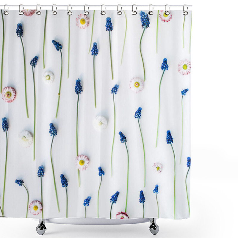 Personality  Floral Pattern Wallpaper Shower Curtains