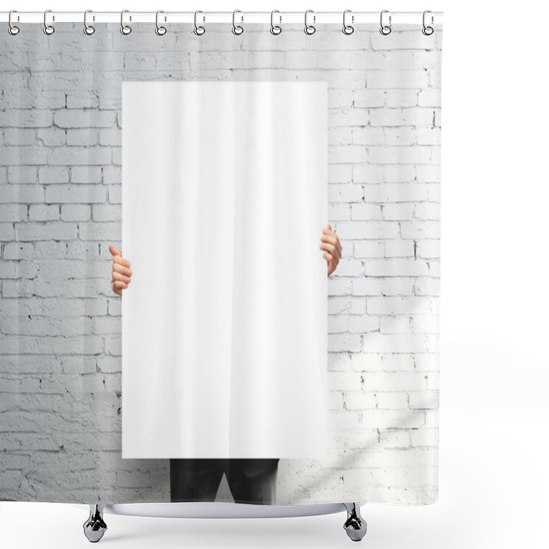 Personality  Blank Poster Shower Curtains