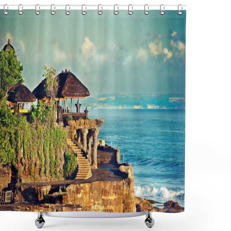 Personality  Tanah Lot Temple In Bali  Shower Curtains