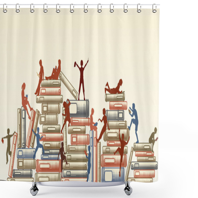 Personality  Learning Shower Curtains