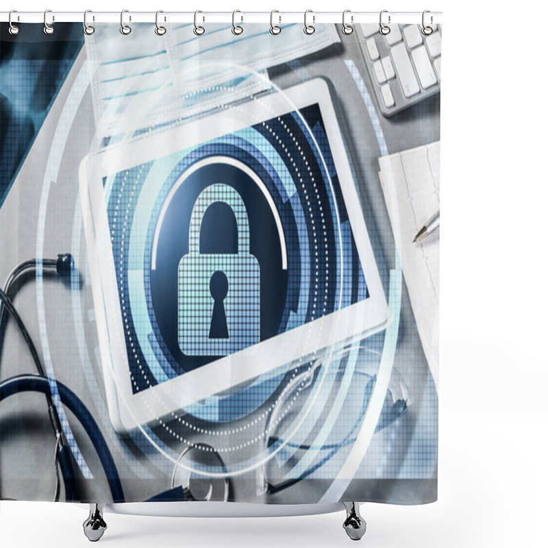 Personality  Access Security Concept  Shower Curtains