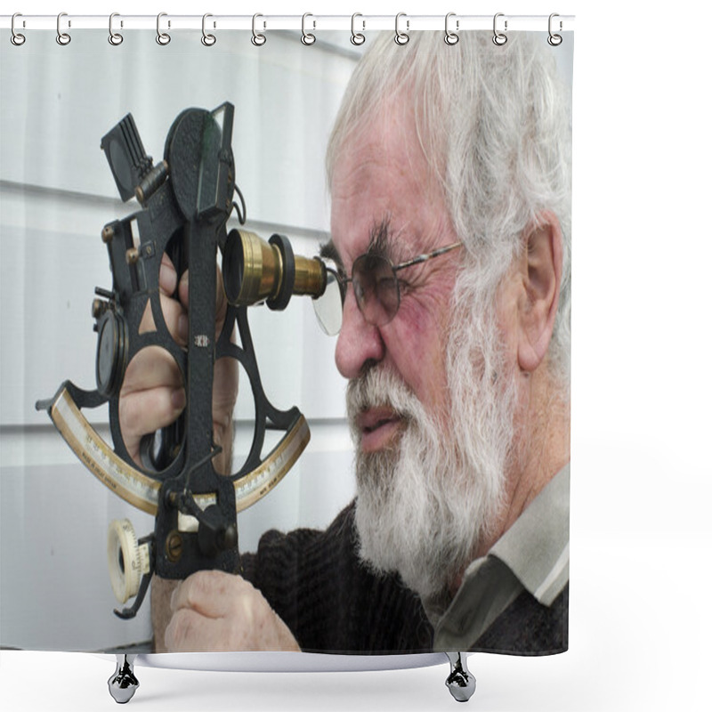 Personality  Sextant - Sea Navigation Instrument Shower Curtains