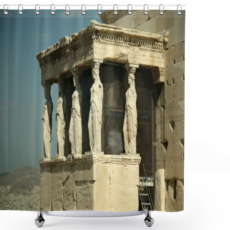 Personality  Erechtheion. Athens Acropolis Shower Curtains