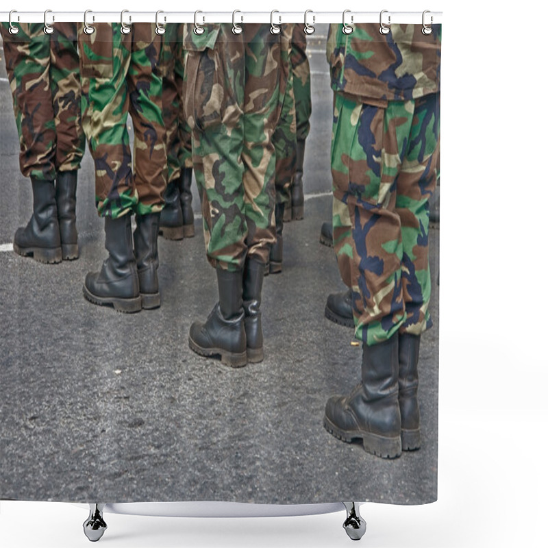 Personality  Soldiers Shower Curtains