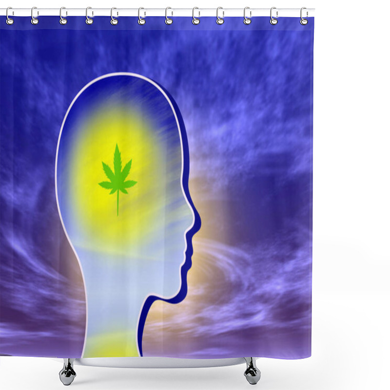 Personality  Mind Expanding Marijuana Shower Curtains