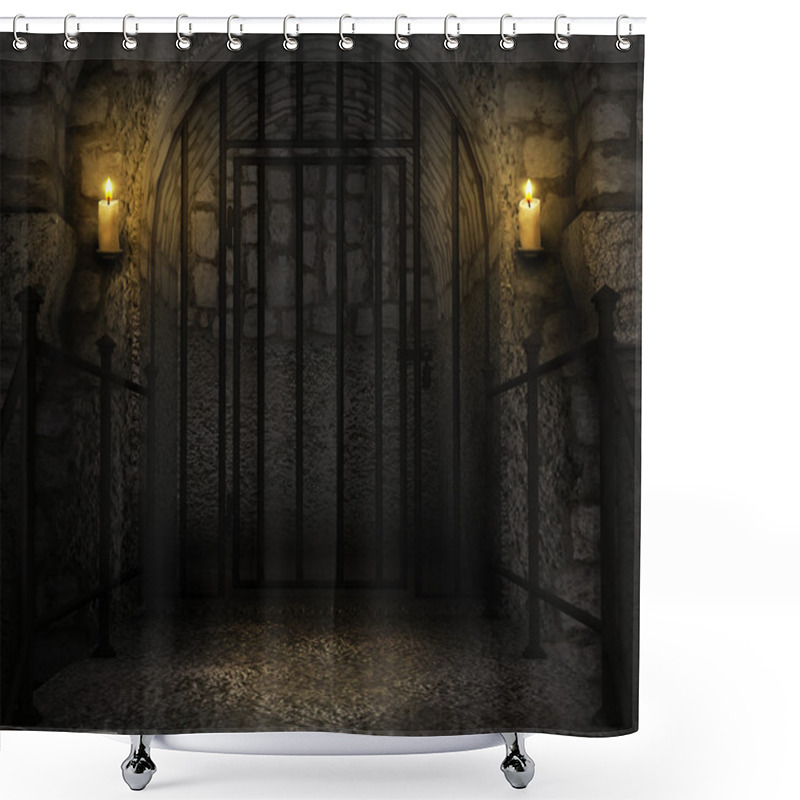 Personality  Dungeons Palace Shower Curtains