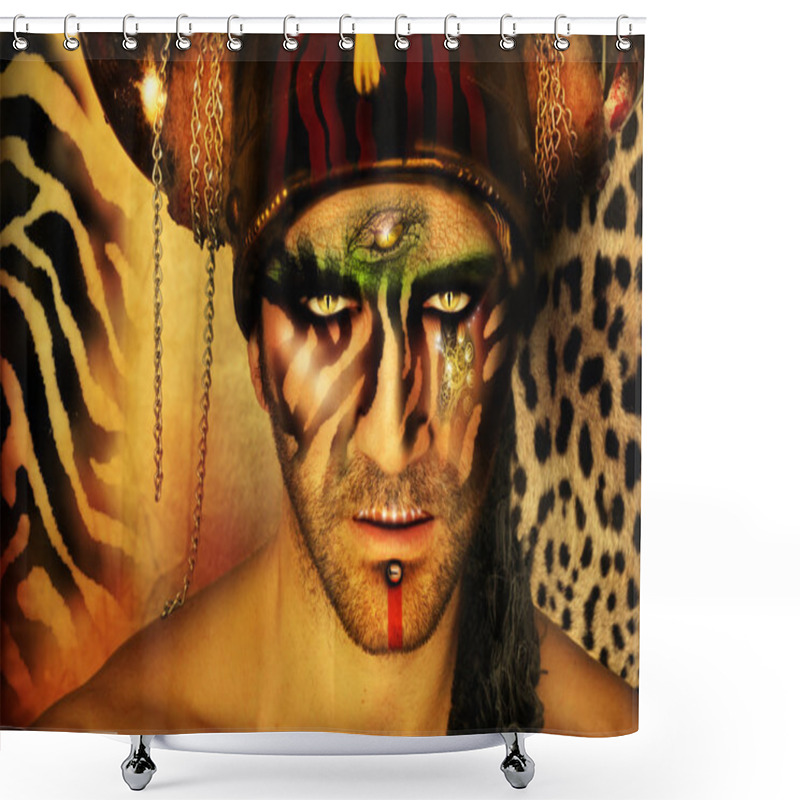 Personality  Man Animal Shower Curtains