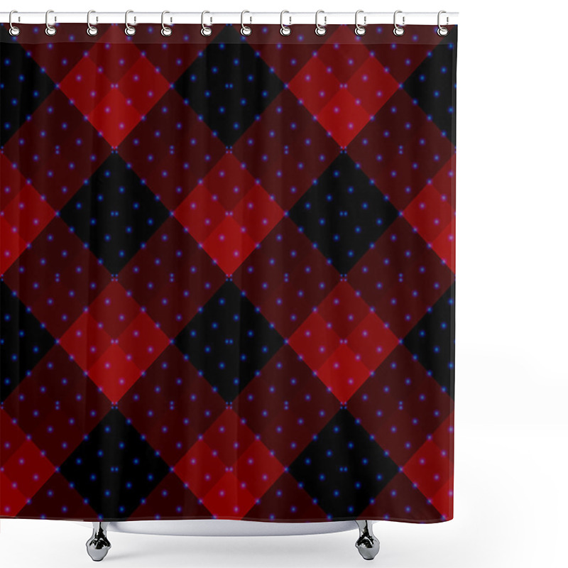 Personality  Seamless Patterned Texture Shower Curtains