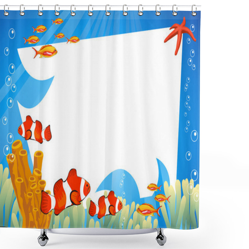 Personality  Underwater Life Shower Curtains