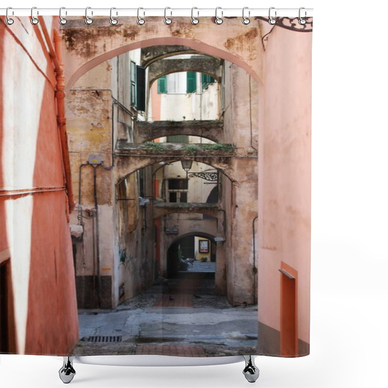 Personality  San Remo, Italy Shower Curtains