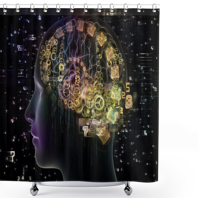 Personality  Reality Of Knowledge Shower Curtains