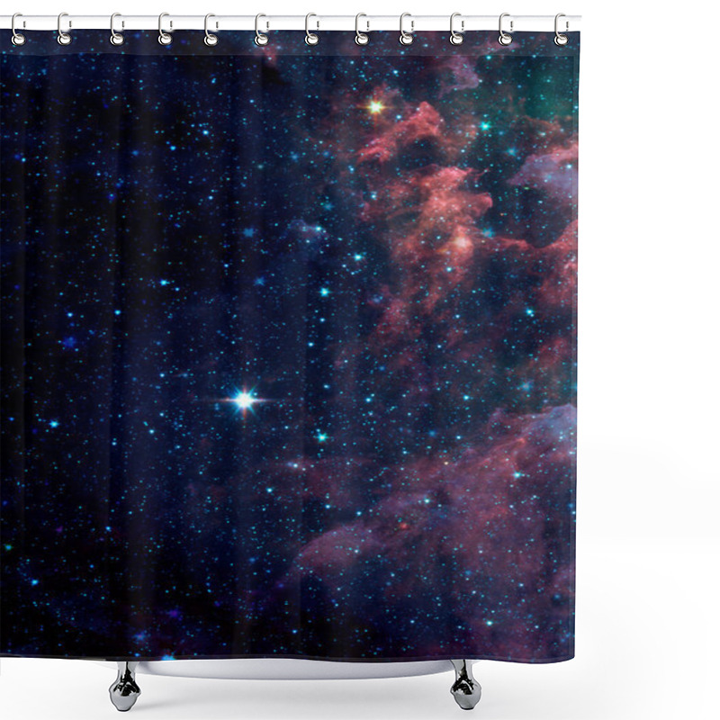 Personality  Being Shone Nebula Shower Curtains