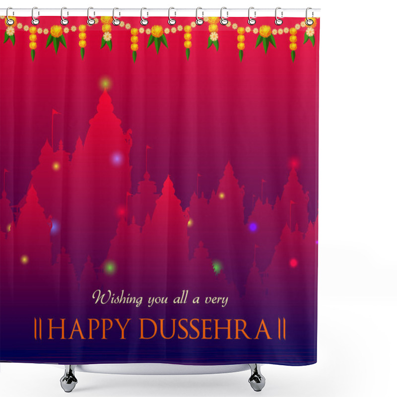 Personality  Happy Dussehra Navratri Celebration India Holiday Background Shower Curtains